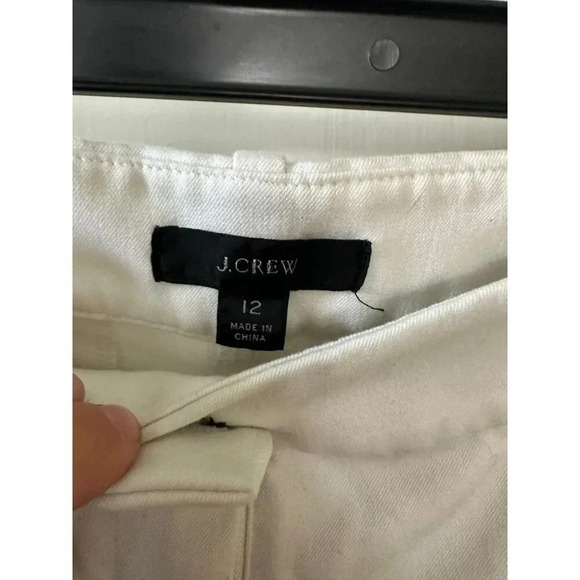 J. Crew Women’s size 12 white jeans - Picture 4 of 6